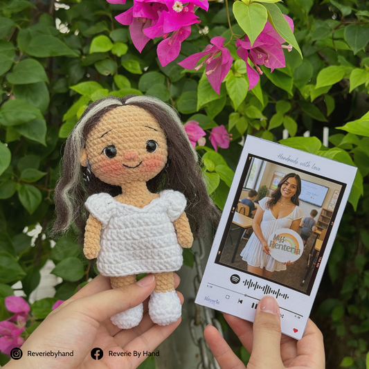 Custom Girlfriend Crochet Doll from Your Photo | Personalized Gift